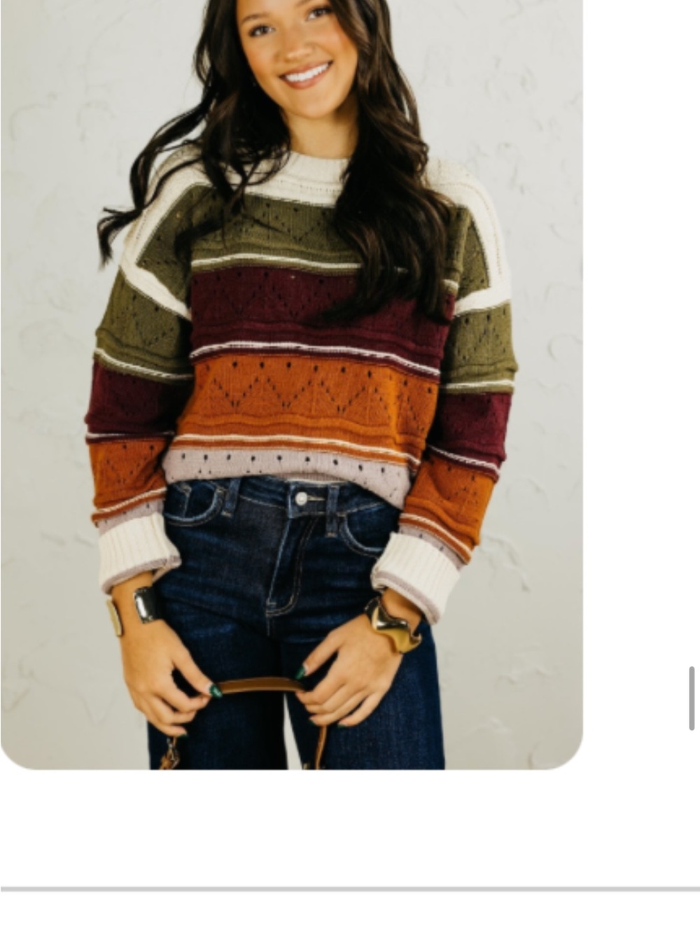Women’s Medium Nwt Sunday Edition Fall Colored Sweater Mint Condition!